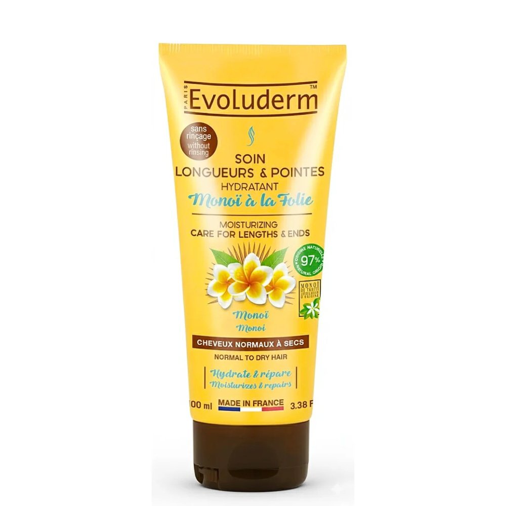 evoluderm – soin longueurs et pointes monoi a la folie – 100ml