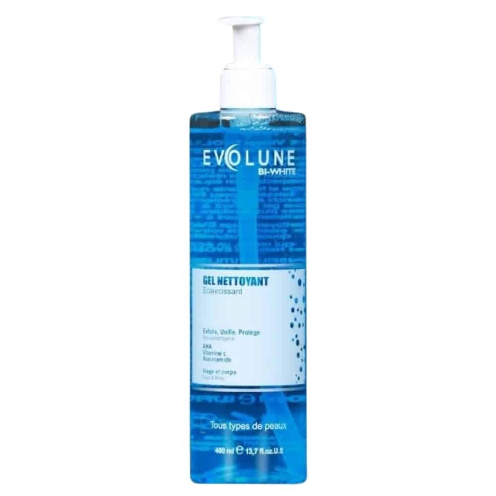 evolunes – bi white gel nettoyant eclaircissant – 400ml