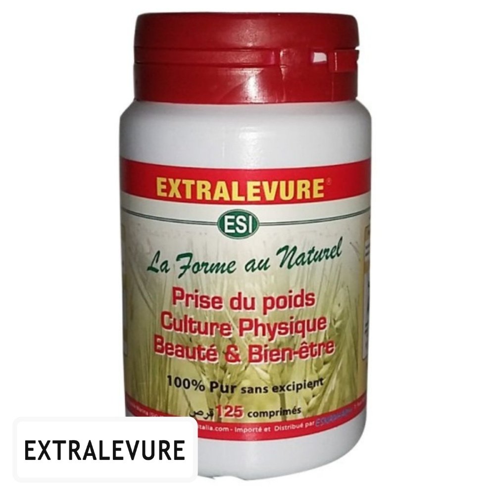 extralevure – prise du poids – 125 comprimes