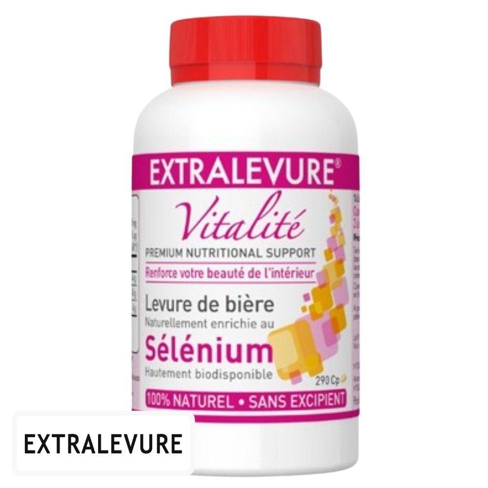 extralevure – vitalite levure de biere au selenium – 290 comprimes