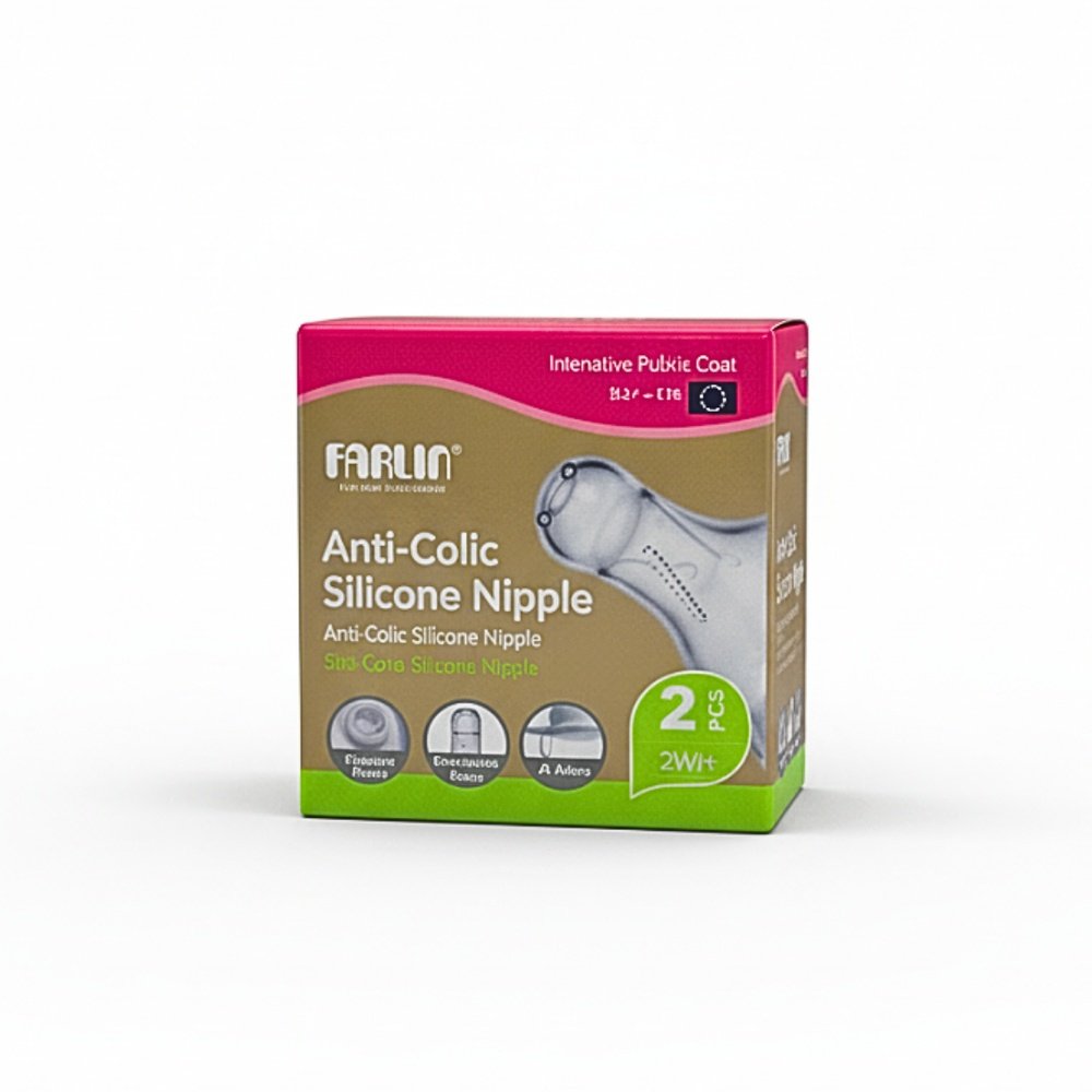 farlin – tetine anti colic step 2 +3m