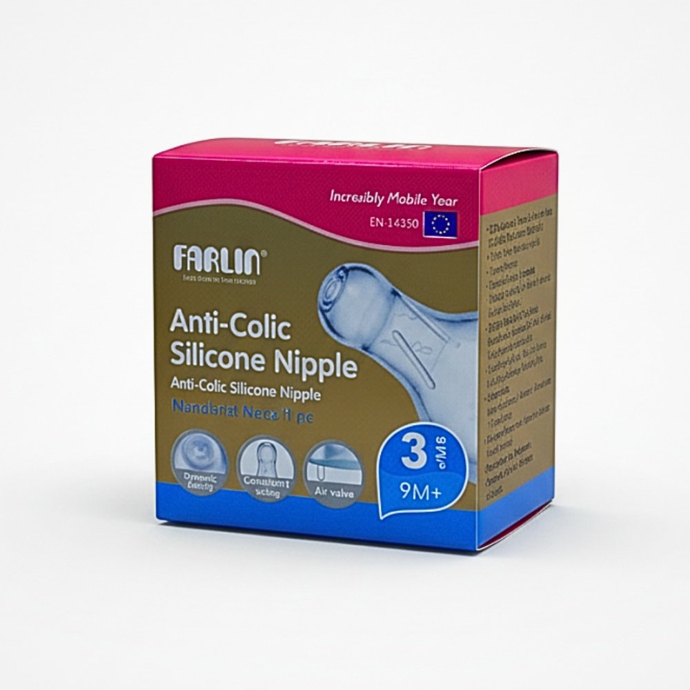 farlin – tetine anti colic step 3 +9m