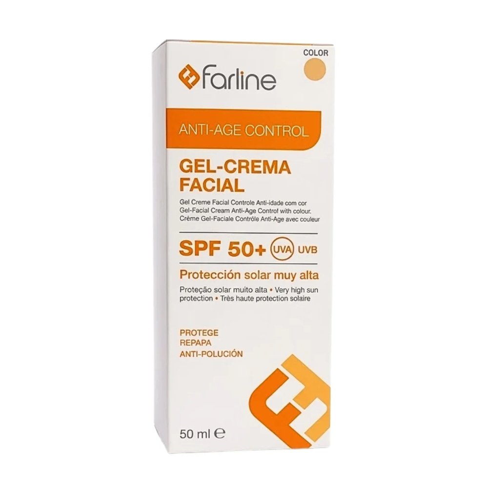 farline – ecran solaire anti age color spf50+ – 50ml