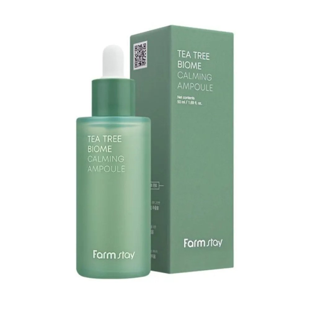 farmstay – tea tree biome calming ampoule – 50ml