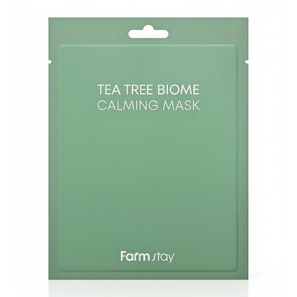 farmstay – tea tree biome calming mask – 10x25ml