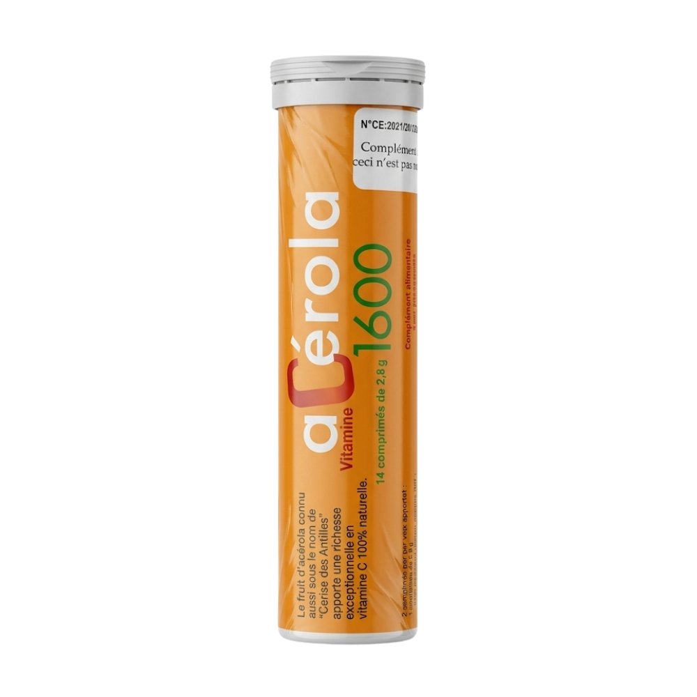 fenioux – acerola 1600 vitamine c – 14 comprimes