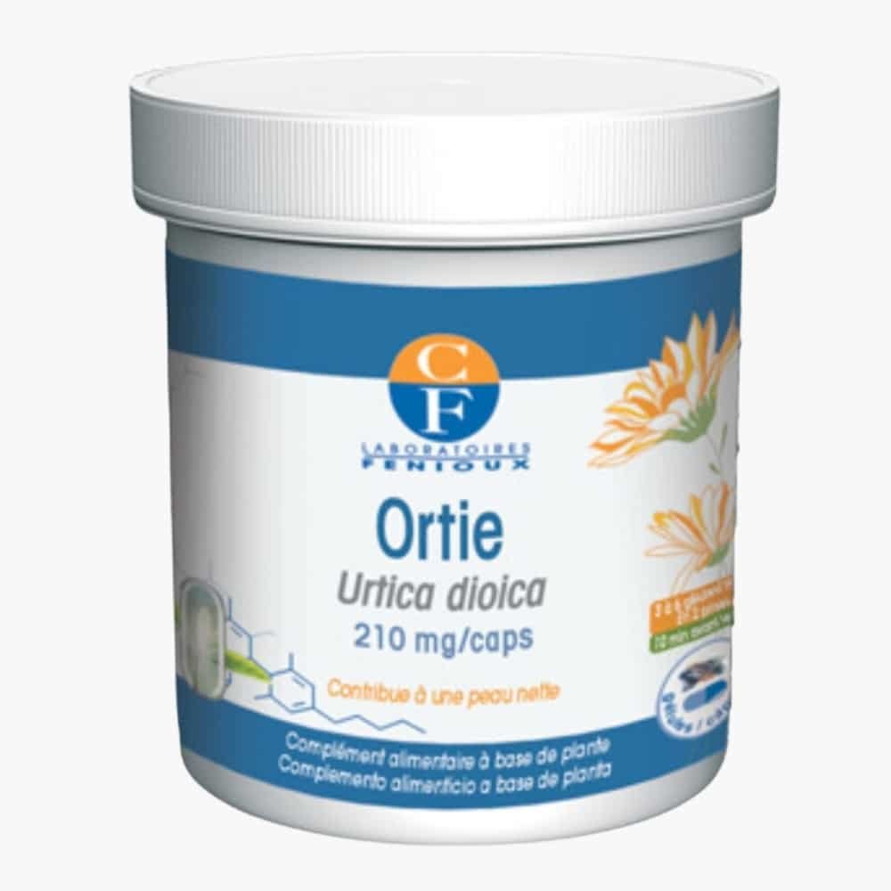 fenioux – ortie 210mg contribue a une peau nette – 120 gelules