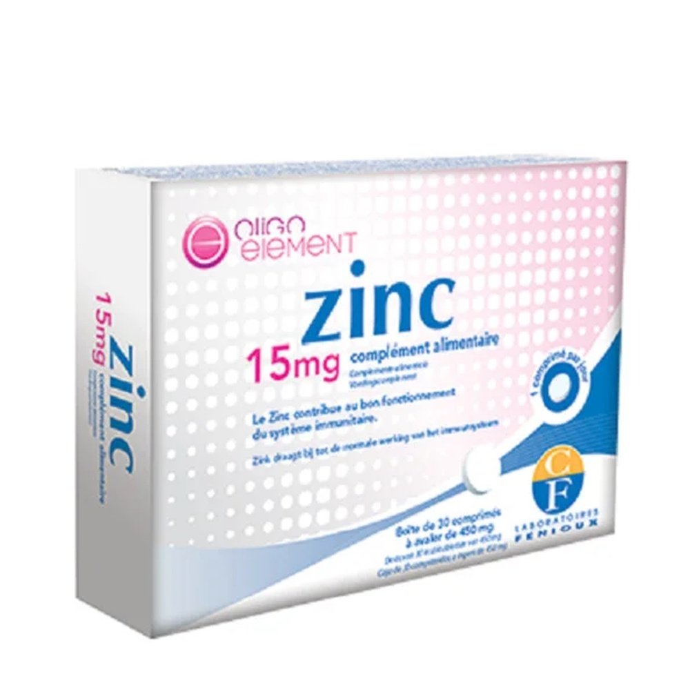 fenioux – zinc 15mg – 30comprimes