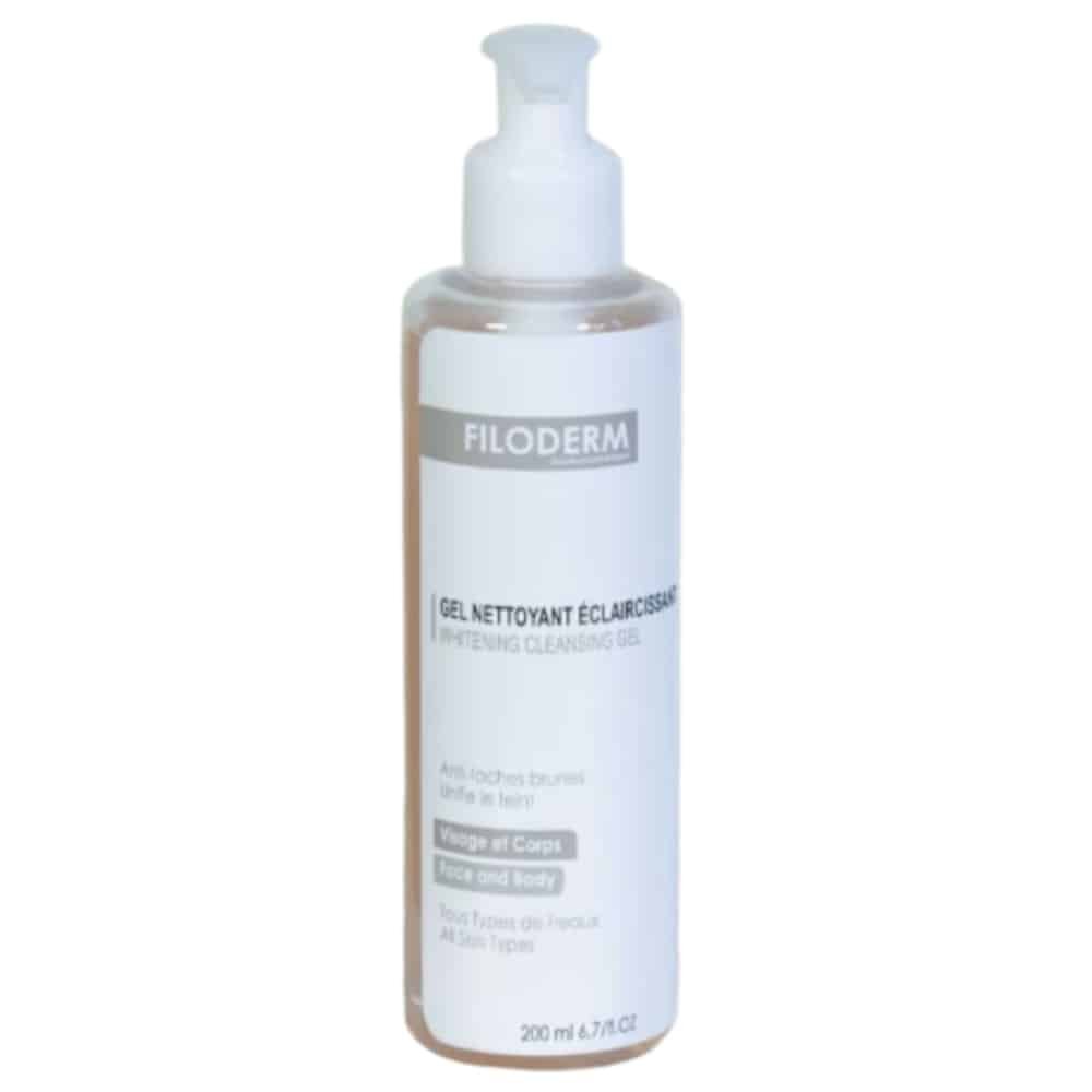 filoderm – gel nettoyant eclaircissant – 200ml