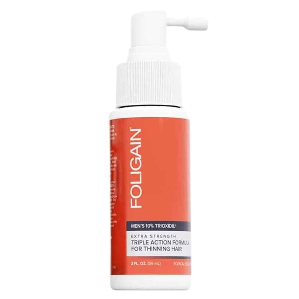 foligain – triple action men’s 10% trioxidil lotion (anti chute) – 59ml