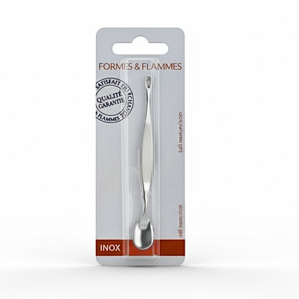 formes et flammes – tire comedons,acier inoxydable refrence 26