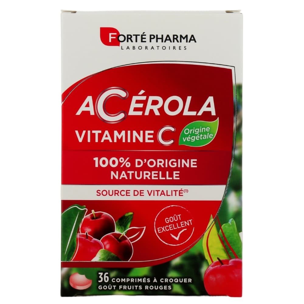forte pharma – acerola vitamine c – 36 comprimes