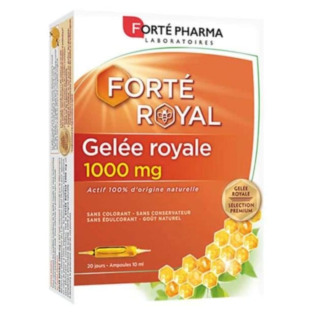 forte pharma – forte royal gelee royale 1000mg ampoules – 20x – 10ml