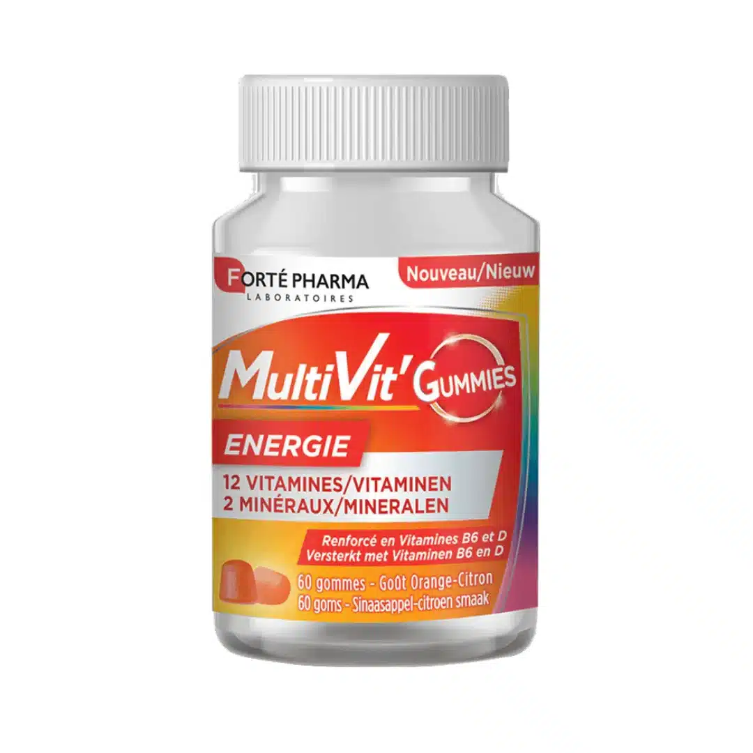 forte pharma – multivit’ gummies energie – 60gommes