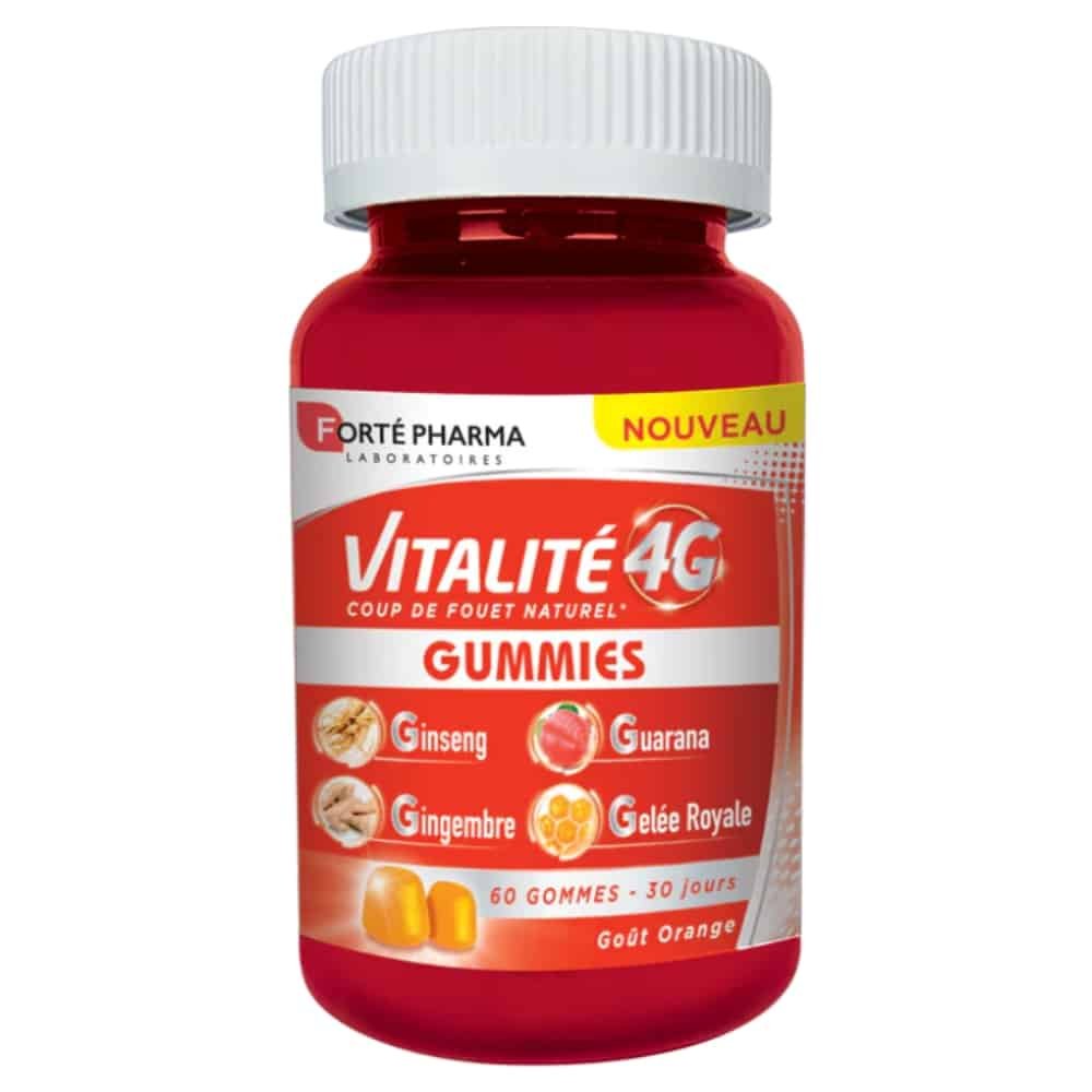 forte pharma – vitalite 4g gout orange – 60 gummies