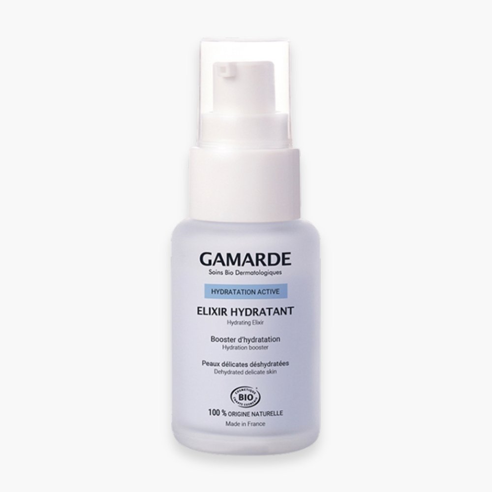 gamarde – hydratation active elixir hydratant bio – 30ml