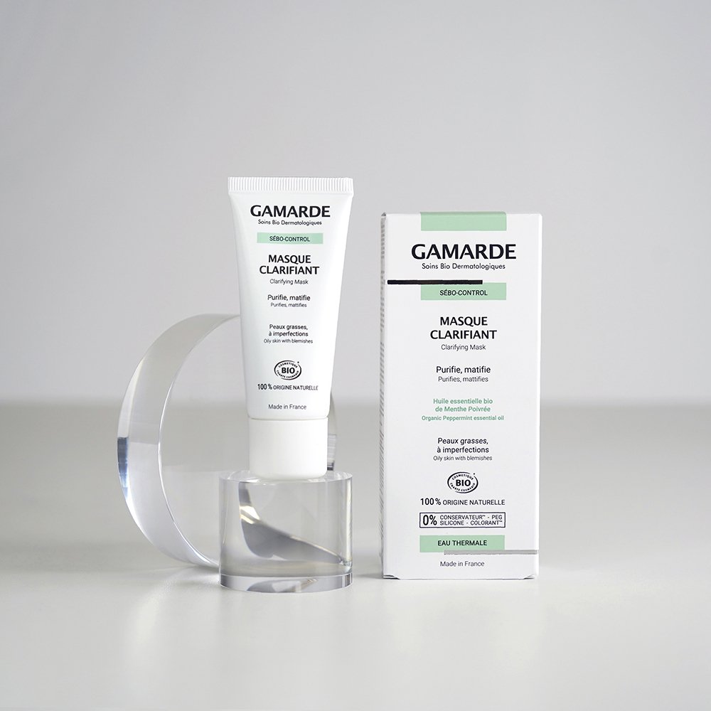 gamarde – sebo control masque clarifiant bio – 40ml gamarde – sebo control masque clarifiant bio – 40ml