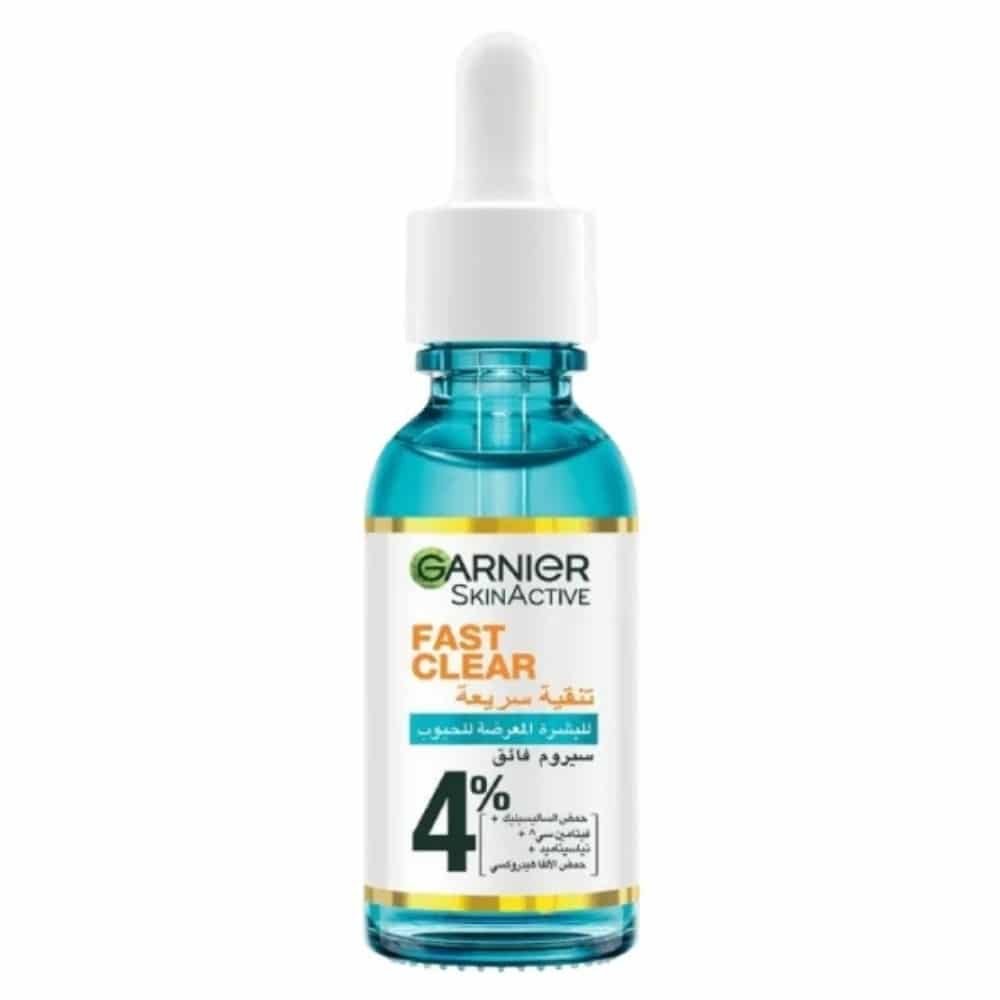 garnier – fast clear booster serum acide salicylique – 30ml