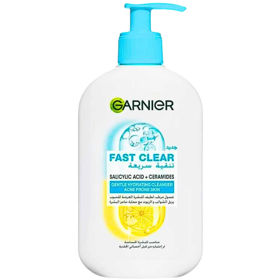 garnier – fast clear gentle cleanser – 250ml