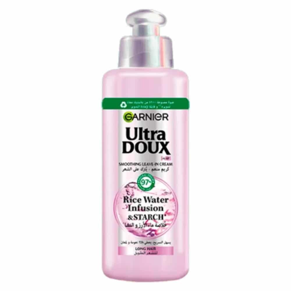 garnier – ultra doux cream smoothing rice water – 200ml