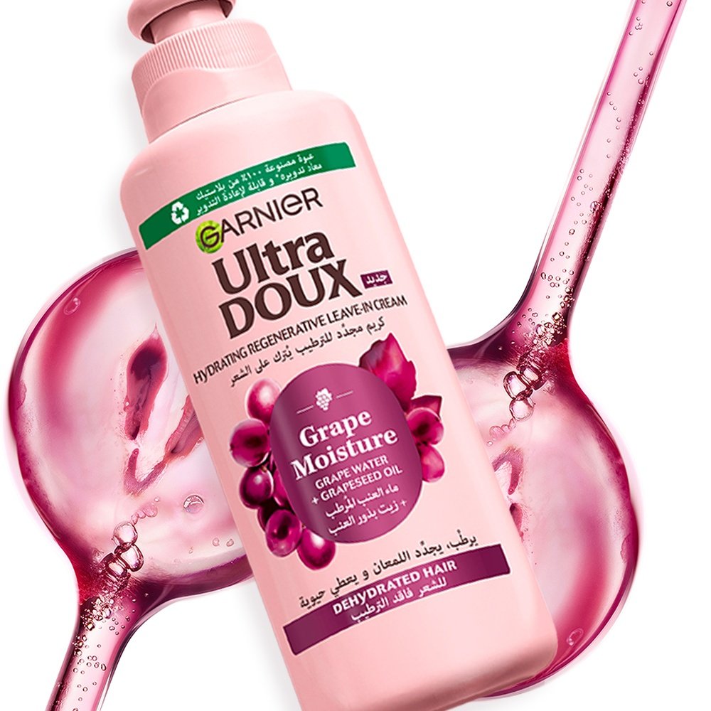 garnier – ultra doux grape creme de soin 2 en 1 hydratation souplesse vignes merveilleuses – 200ml
