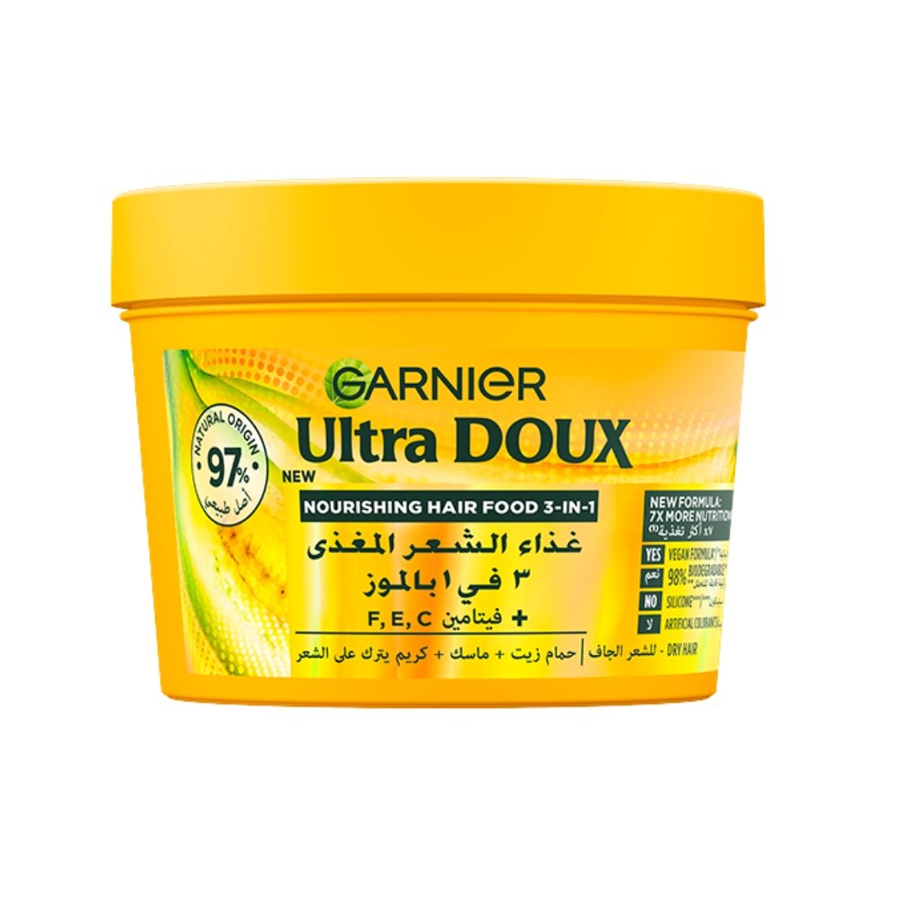 garnier – ultra doux hair food banane – 390ml