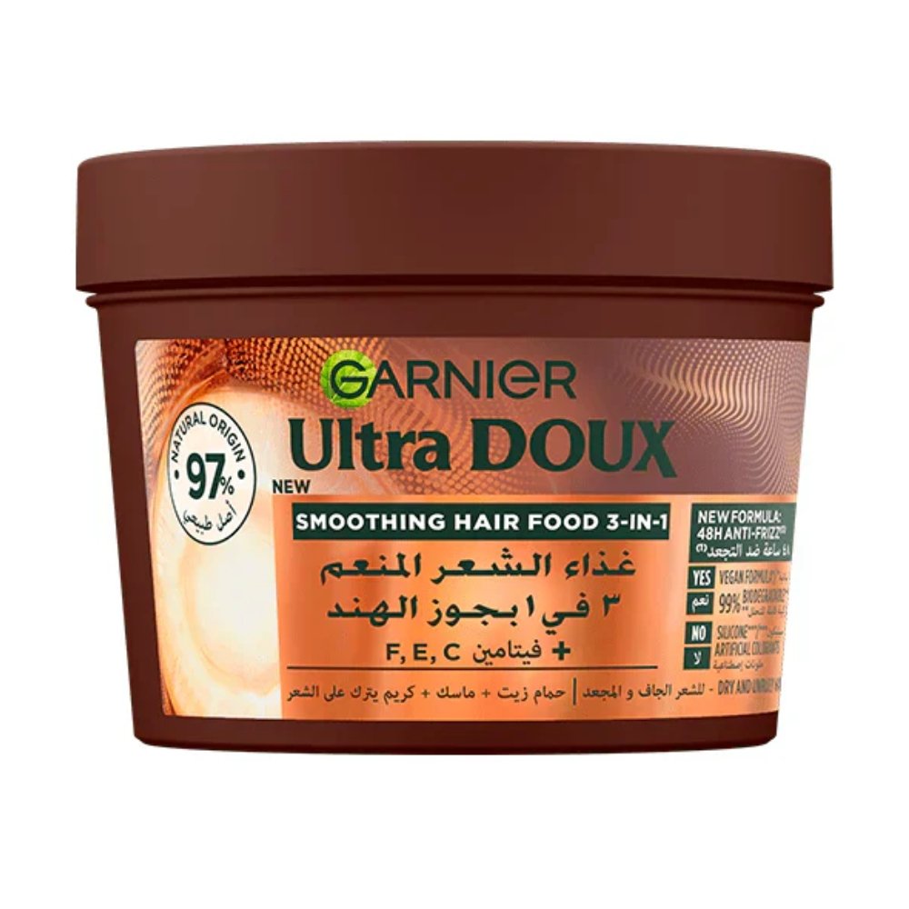 garnier – ultra doux hair food smoothing – 390ml