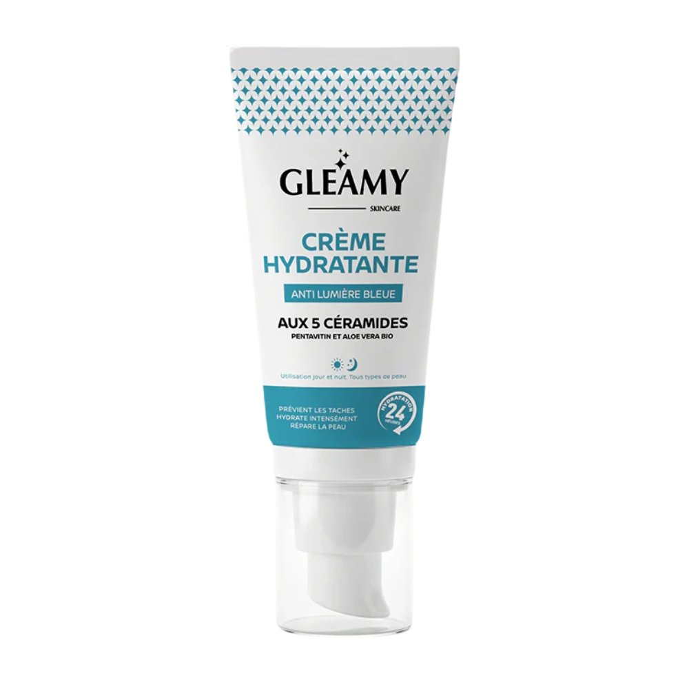 gleamy – creme hydratante antilumiere bleue – 50ml