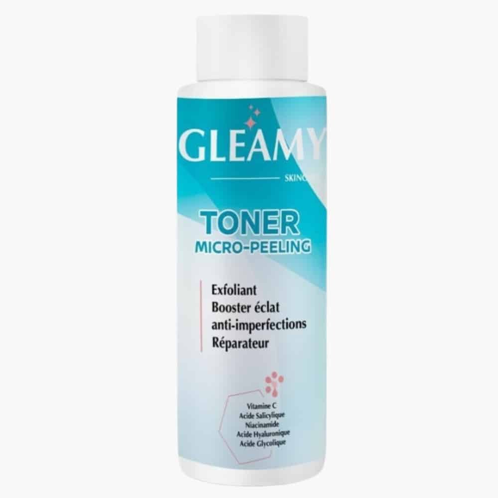 gleamy – tonique micro peeling exfoliant eclat – 100ml
