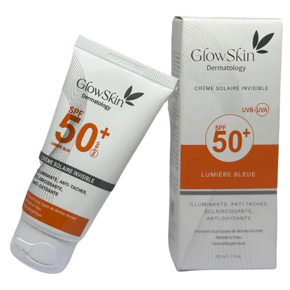 glowskin dermatology – creme solaire invisible anti taches spf50+ – 40ml
