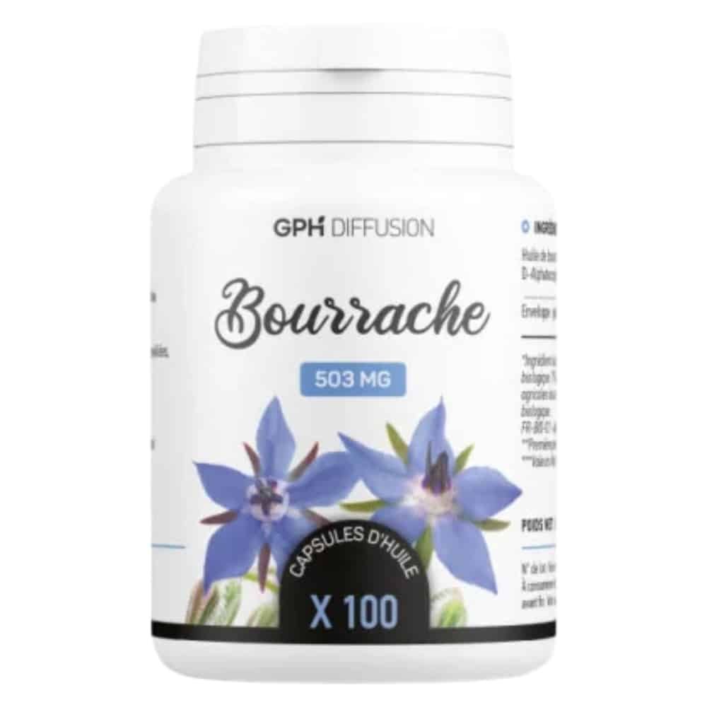 gph diffusion – bourrache 503mg – 100 capsules