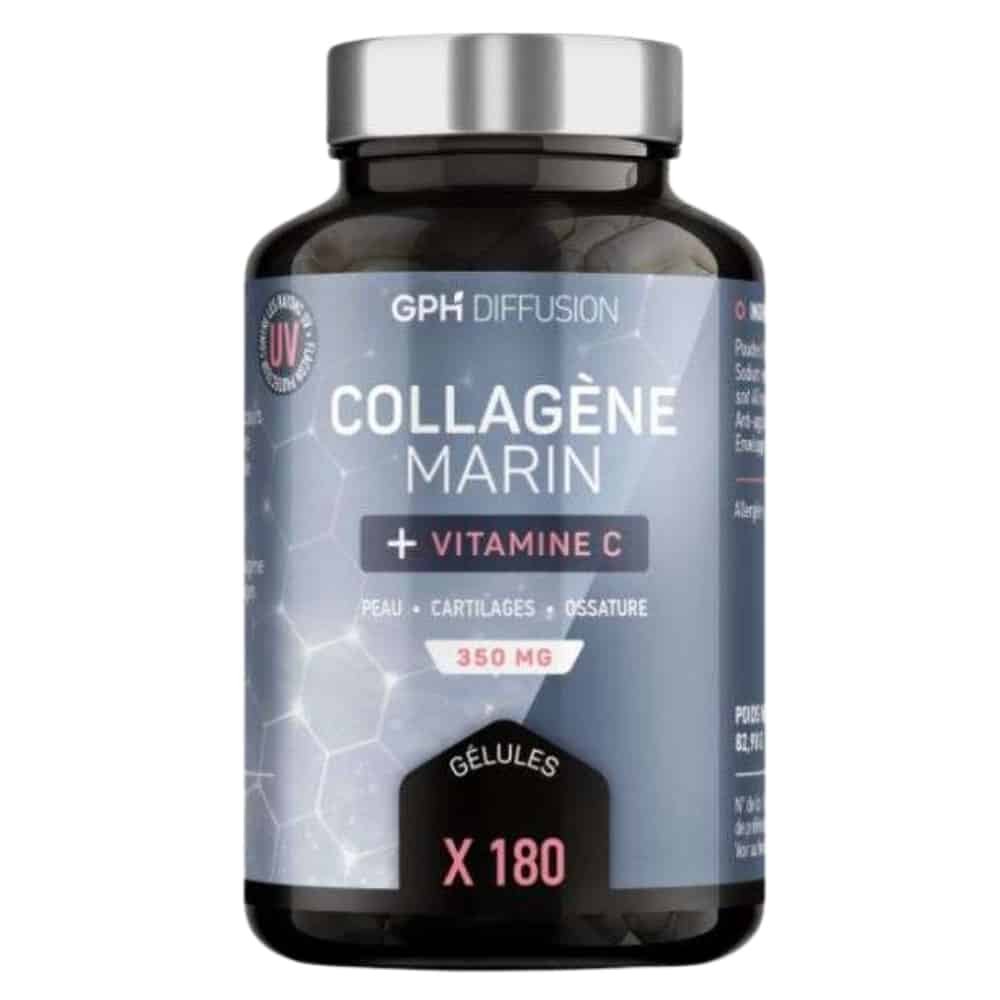 gph diffusion – collagene marin et vitamine c 350mg – 180 gelules