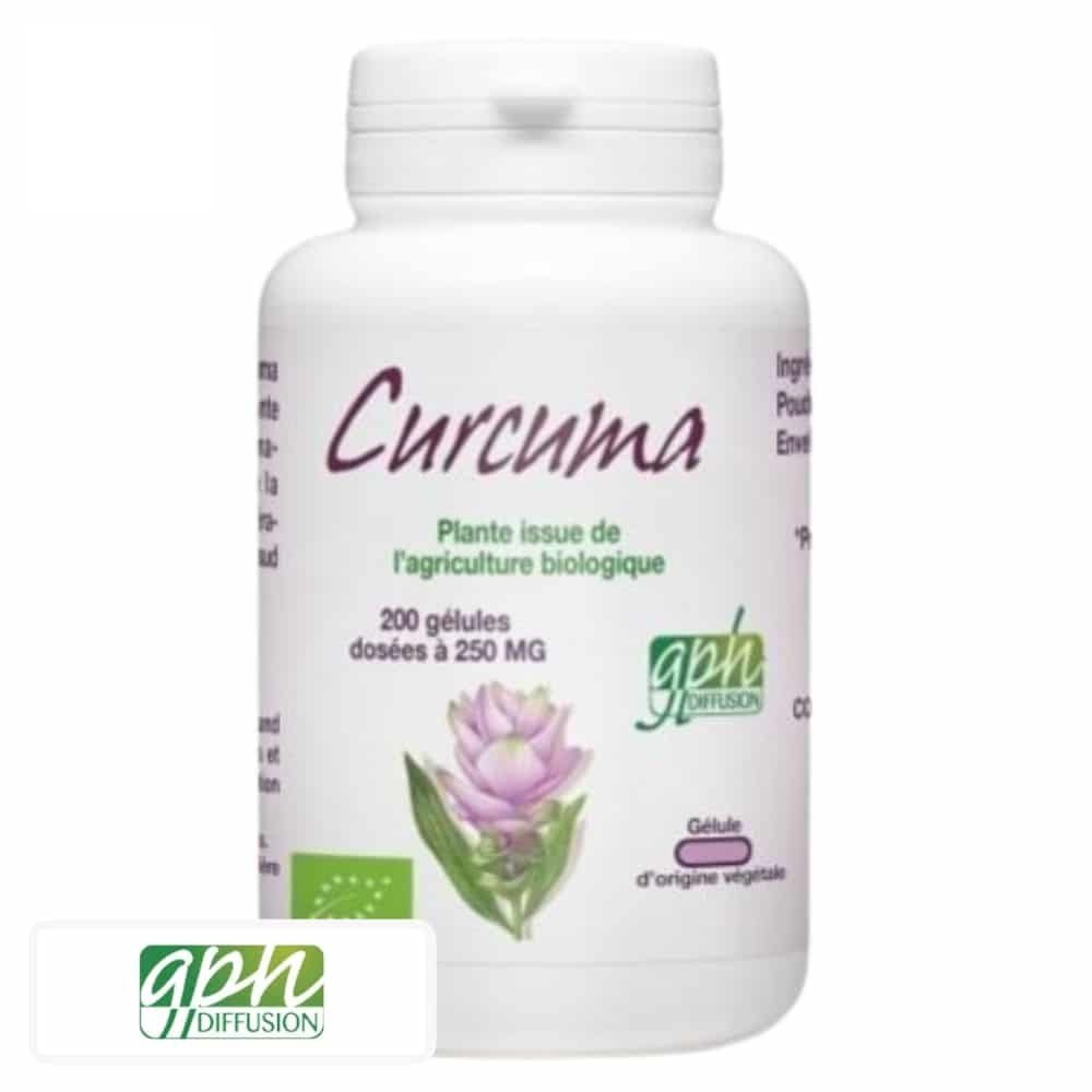 gph diffusion – curcuma 250mg – 200 gelules