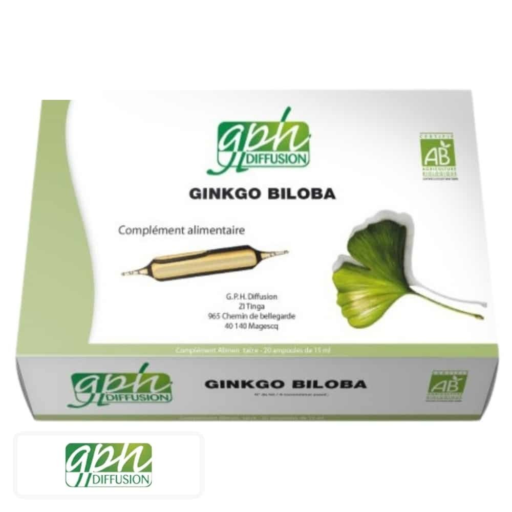 gph diffusion – ginkgo biloba ampoules – 20x – 15ml