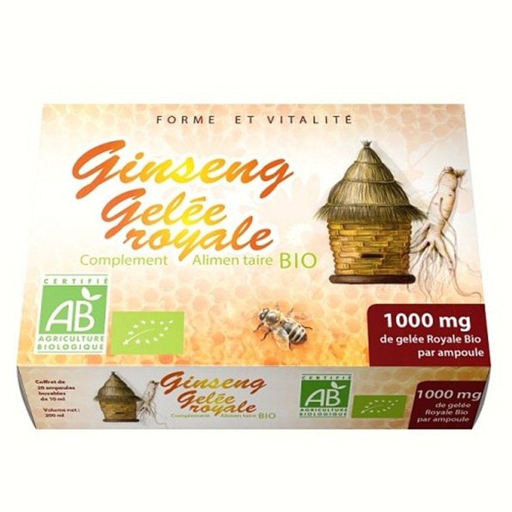 gph diffusion – ginseng gelee royale bio 20 ampoules – 1000mg