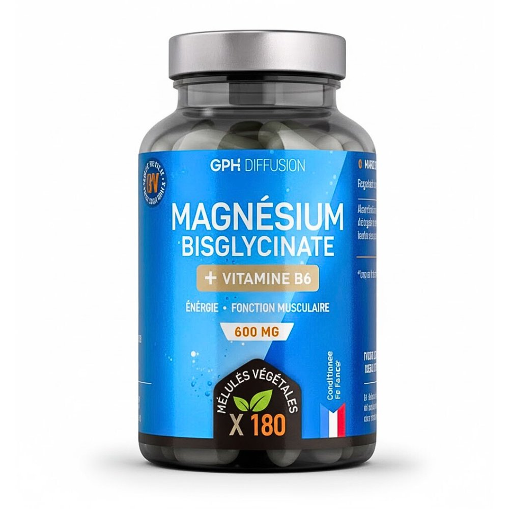 gph diffusion – magnesium bisglycinate – 180 gelules