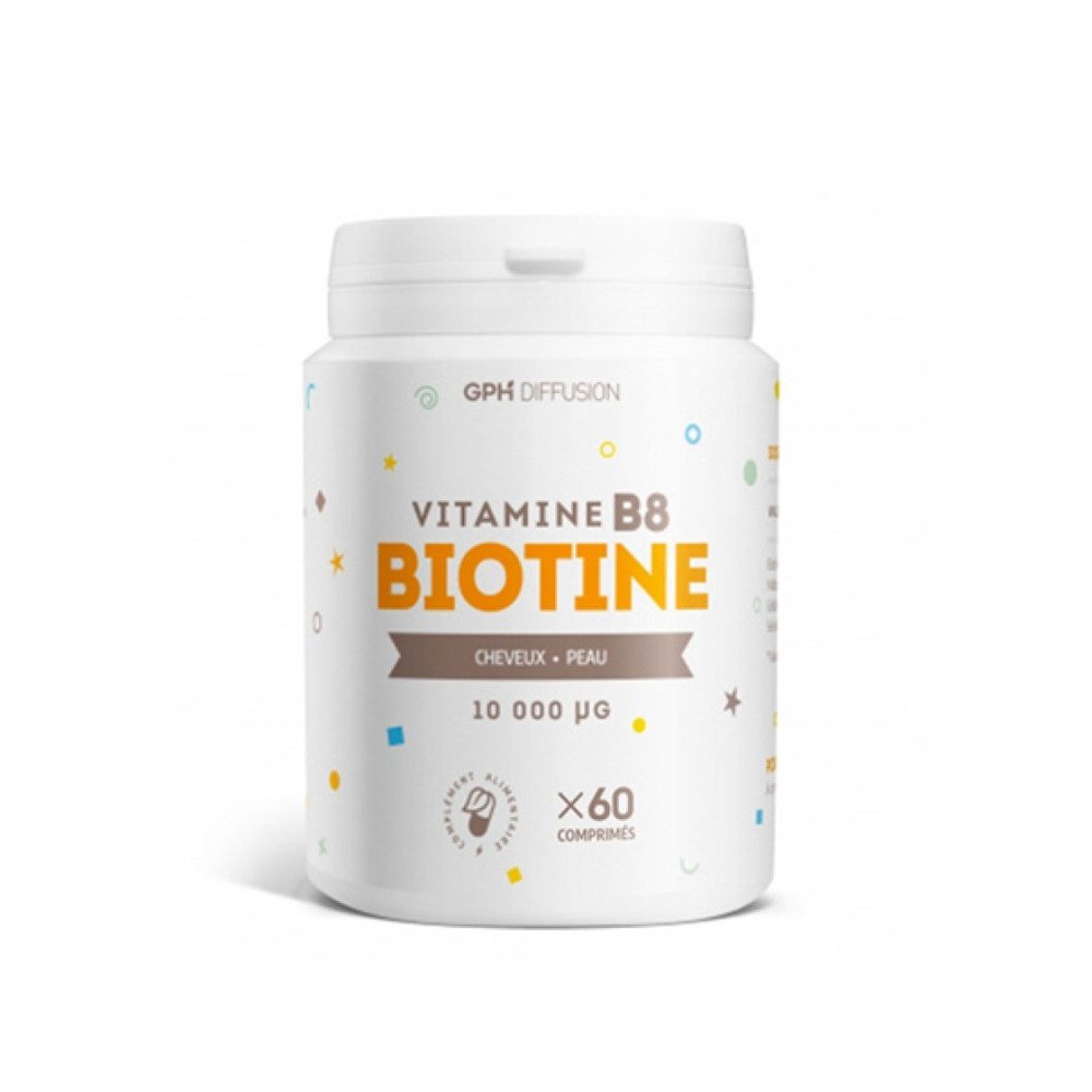 gph diffusion – vitamine b8 biotine – 60 comprimes