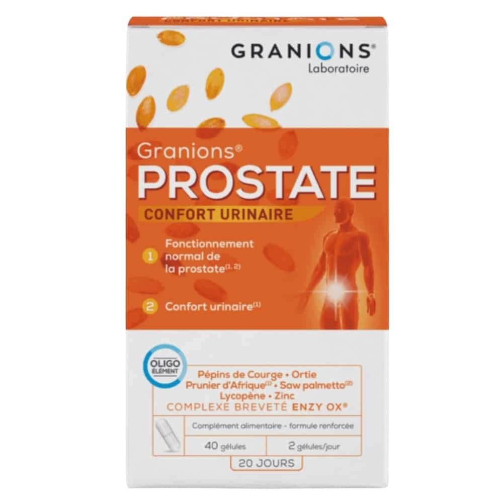granions – prostate confort urinaire – 40 gelules