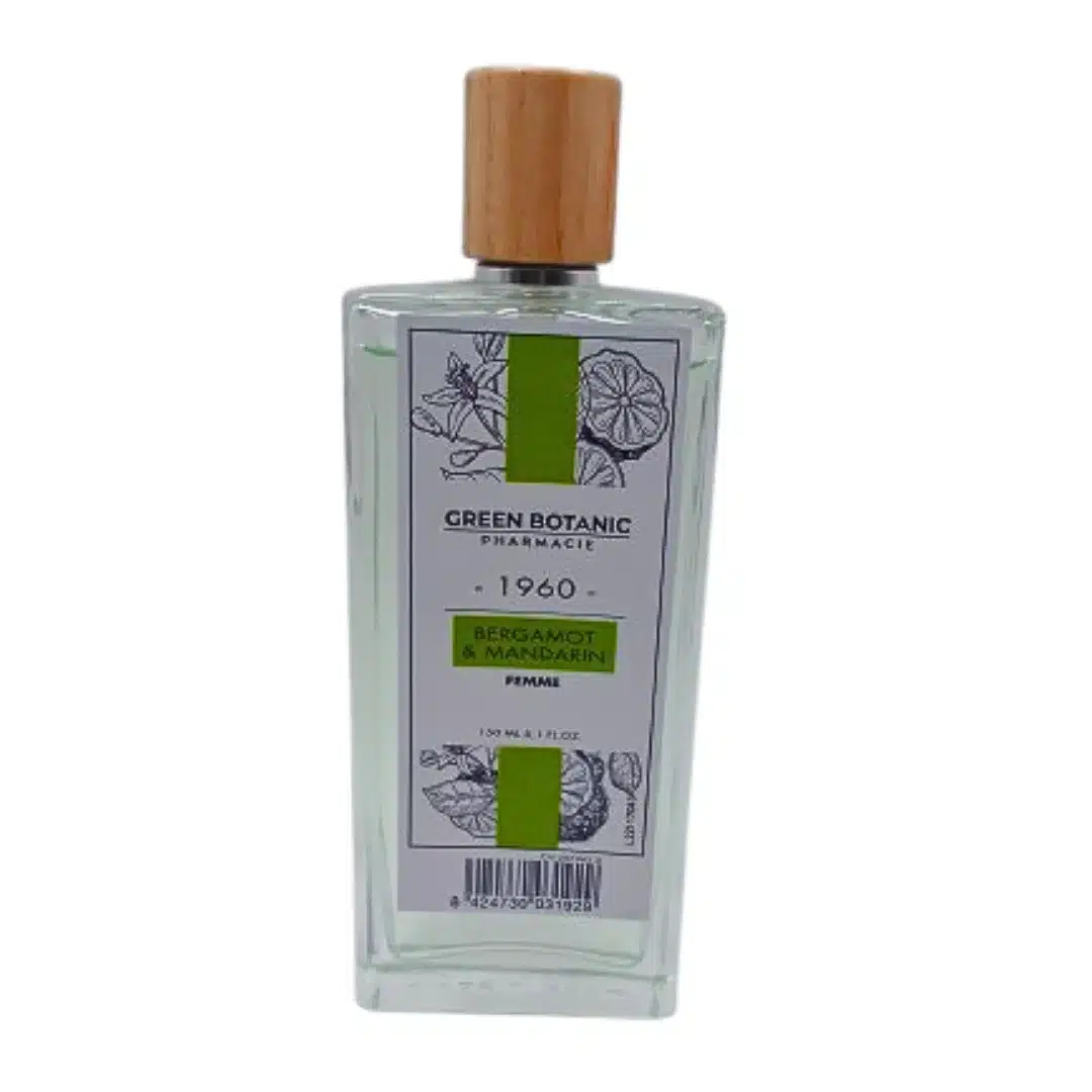 green botanic – eau de toillette femme bergamot et mandarin – 150ml