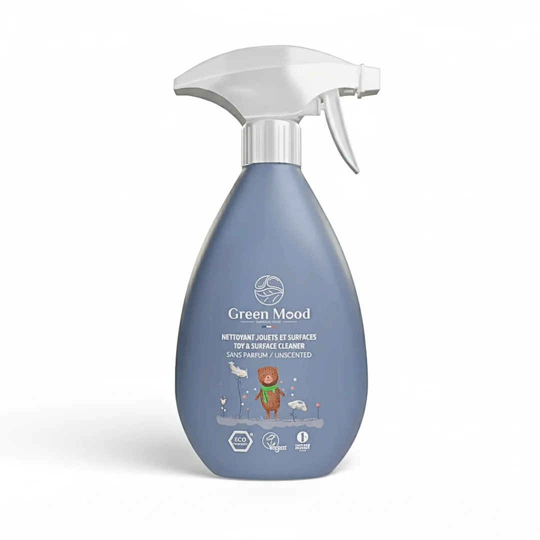 green mood – bebe nettoyant jouets et surfaces spray – 500ml