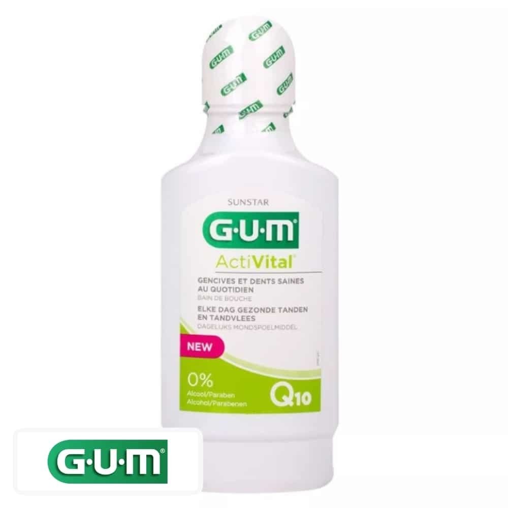 gum – activital q10 bain de bouche