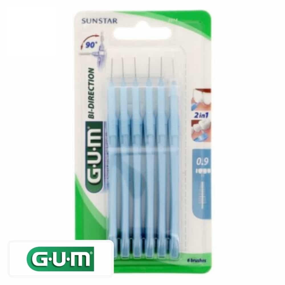 gum – bi direction brossettes interdentaires – 2314 – 0.9 mm