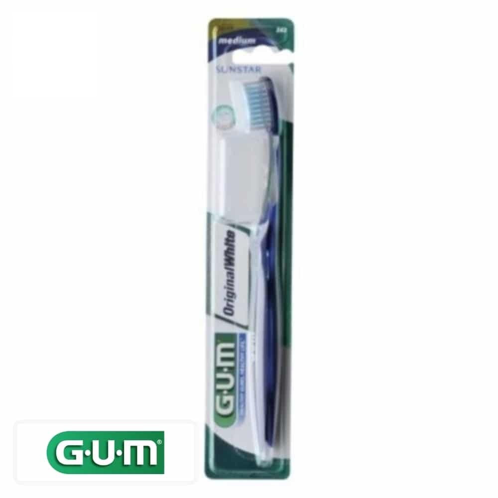 gum – original white brosse a dents – 563 – medium