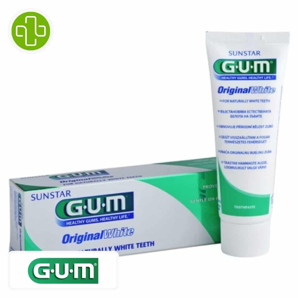 gum – original white dentifrice – 75ml