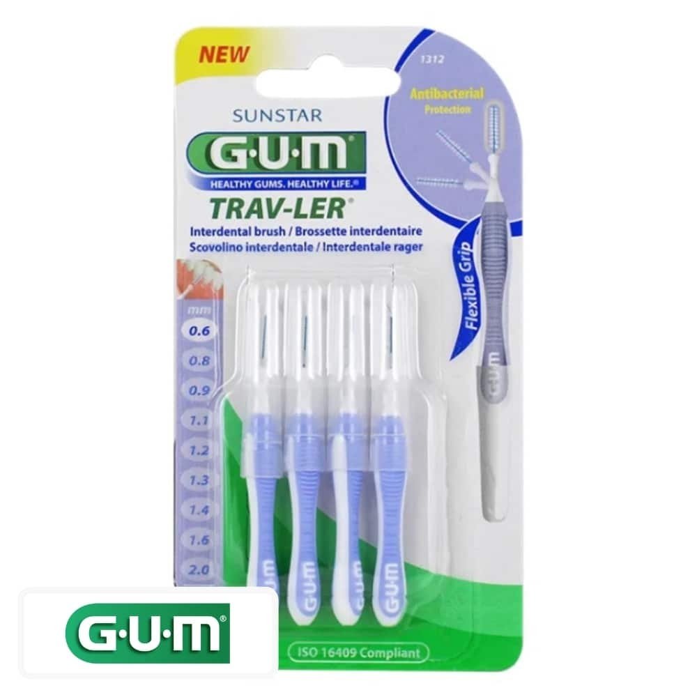 gum – trav ler brossettes interdentaires – 1312 – 0.6 mm