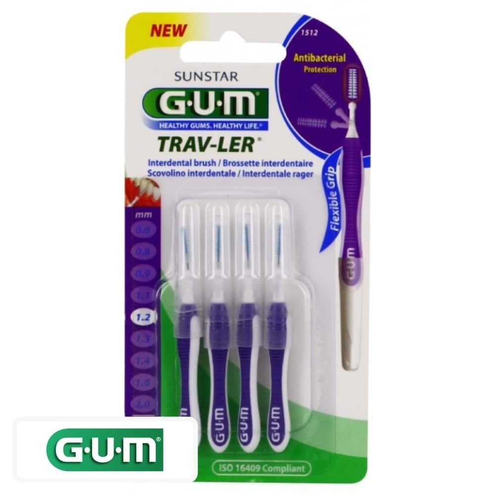 gum – trav ler brossettes interdentaires – 1512 – 1.2 mm