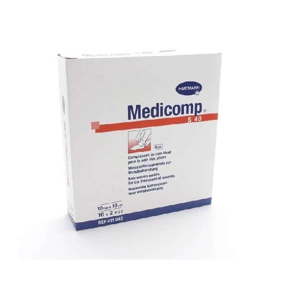 hartmann – medicomp compresse steriles 10*10