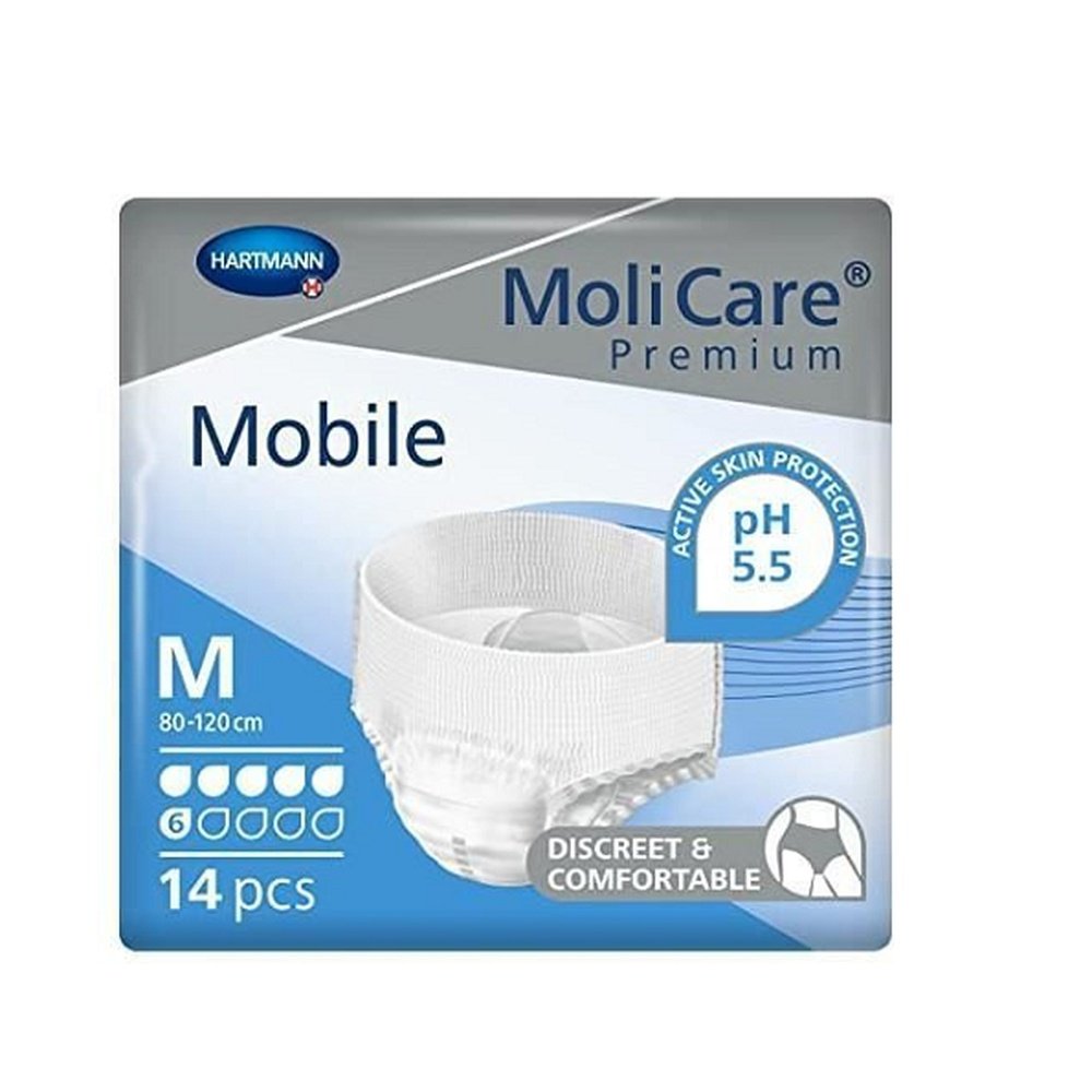 hartmann – molicare mobile slip absorbant taille m/jour x 14unites 915832
