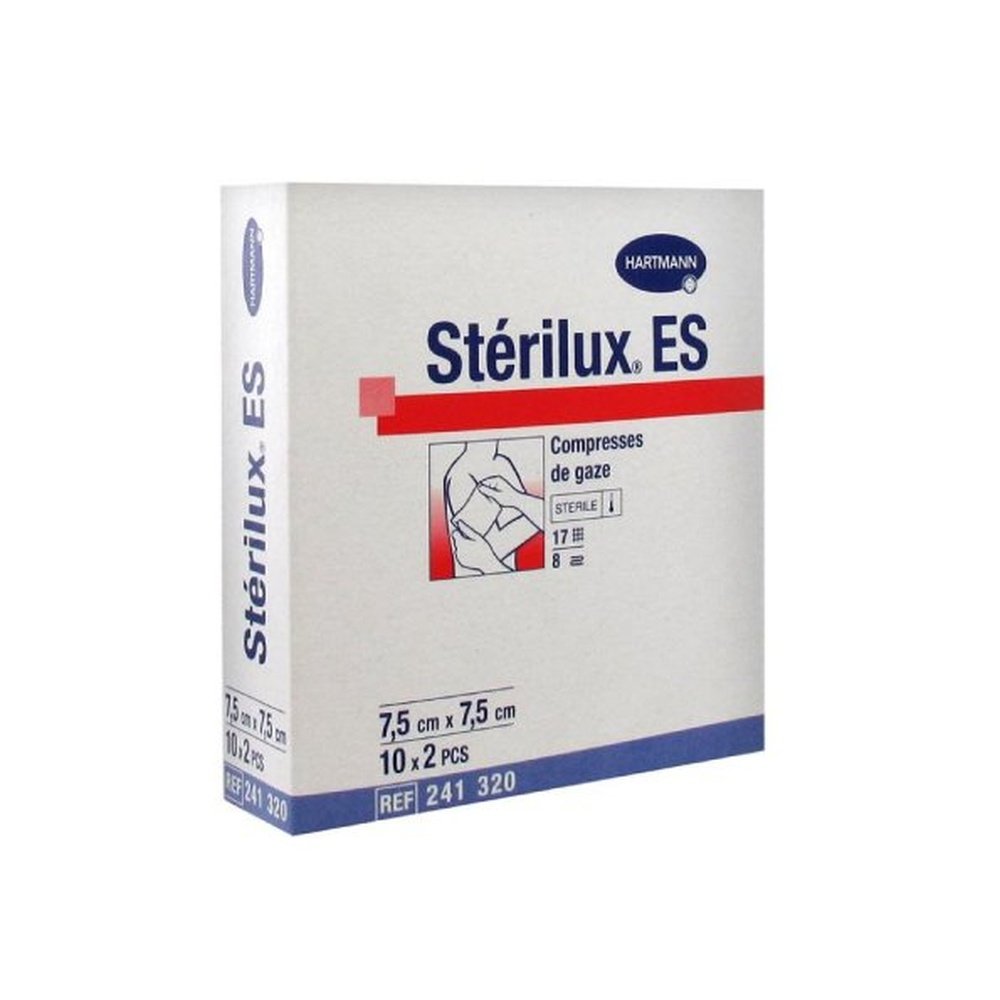 hartmann – sterilux es compresse de gaze 7.5*7.5