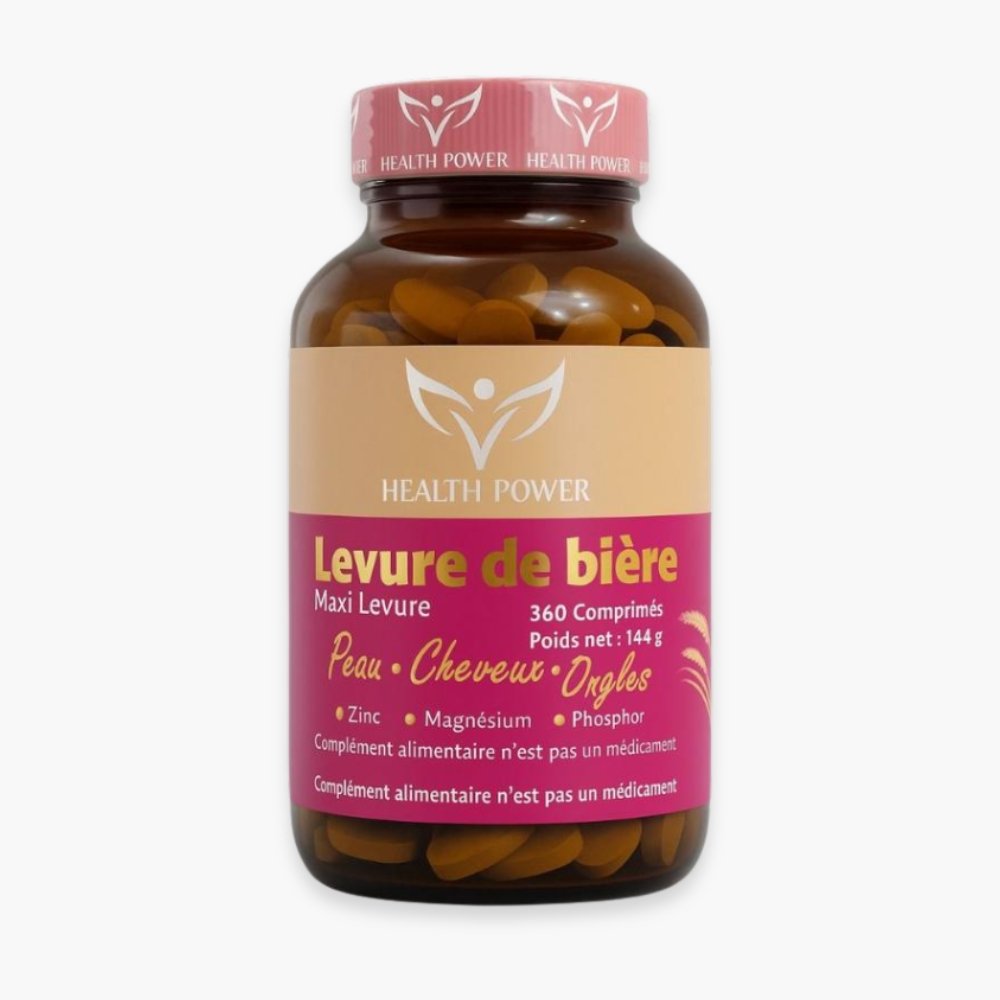 health power – levure de bierre – 360 comprimes